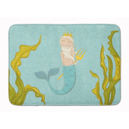 Carolines Treasures Neptune Merman Machine Washable Memory Foam Mat BB8542RUG